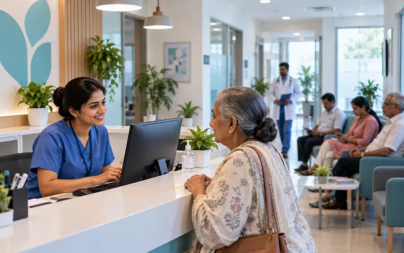 Clinics & healthcare: MizUp in use