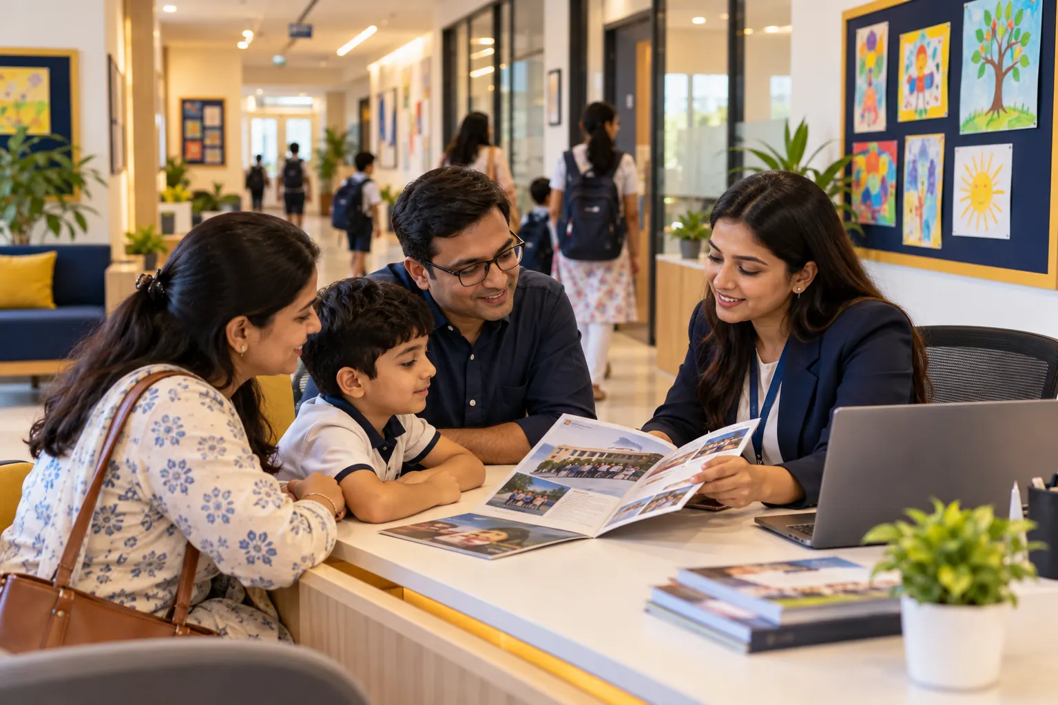 Admission enquiries for pre-primary to Class 12